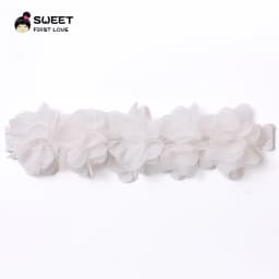 Pink Baby Flower Headband Pink Chiffon Hair Bands Handmade DIY Headwear Hair Accessories for Kids Children Newborn Toddler