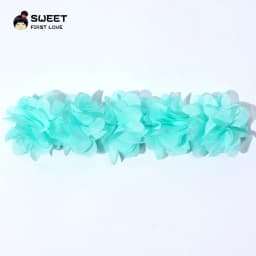 Pink Baby Flower Headband Pink Chiffon Hair Bands Handmade DIY Headwear Hair Accessories for Kids Children Newborn Toddler