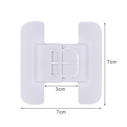 2Pcs/Lot Baby Safety Cabinet Locks Drawer Door Locks for Baby Child Infant Anti-Pinching Hand Security Protection Safety Buckle