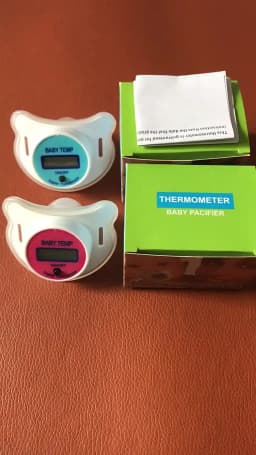 Baby's Electronic Pacifier Thermometer Infant Digital Smart Thermometer, Children's Oral Thermometer Celsius/Fahrenheit