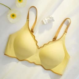 No Trace Contrasting Color Women's Thin Bra Push-up One-piece Comfortable Small Chest Push-up Beautiful Back Underwear For Women