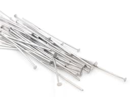 100pcs/Lot No Fade 20 30 35 40 70 mm Stainless Steel Flat Head Pin Findings Headpins For Jewelry Making DIY Supplies Accessories