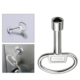 1 Way Service Utility Key Plumber Keys Triangle For Gas Electric Meter Cabinets