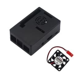 Raspberry Pi 3B Plus Case Plastic ABS Case Shell Box Optional Cooling Fan for Raspberry Pi 3B+/3B Use with 3.5 Inch Screen