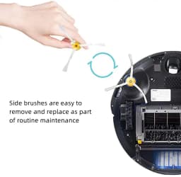Compatible For iRobot Roomba 600 Series 605 664 671 692 691 694 650 660 685 Main Brush Side Brush Hepa Filter Replacement Parts
