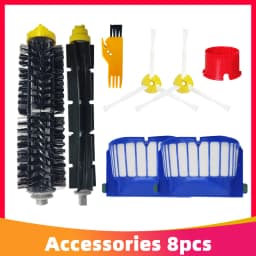 Compatible For iRobot Roomba 600 Series 605 664 671 692 691 694 650 660 685 Main Brush Side Brush Hepa Filter Replacement Parts