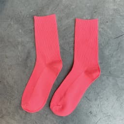 CHAOZHU  Japanese Korean High School Girls High Socks Loose Solid Colors Double Needles Knitting Cotton Long Socks For Women