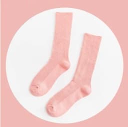 CHAOZHU  Japanese Korean High School Girls High Socks Loose Solid Colors Double Needles Knitting Cotton Long Socks For Women