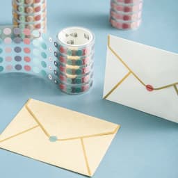 Yoofun 6x300cm Basic Decorative Adhesive Tape Dot Masking Washi Tape DIY Scrapbooking Sticker Label Japanese Stationery
