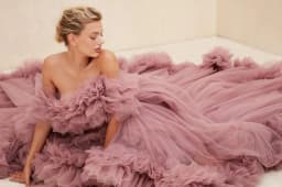 Women Prom Dresses Tulle High Low Vestido de Novia Robes Off the Shoulder Evening Dress Ruffled Fluffy Party Gowns Customized