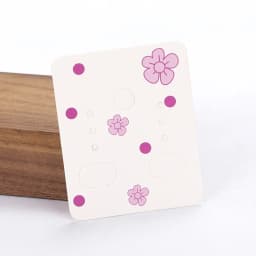 50pcs/lot 3.8x4.8cm Blank Kraft Paper Earring Display Cards Earring Package Hang Tag Card for DIY Ear Studs Jewelry Display Card