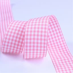 10mm 25mm Lattice Plaid Ribbons Bow Gift Wrapping Polyester Handmade DIY Accessories,5 yards / lot