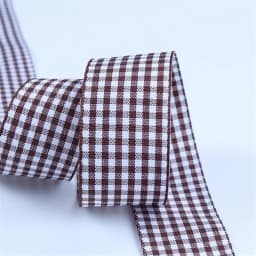 10mm 25mm Lattice Plaid Ribbons Bow Gift Wrapping Polyester Handmade DIY Accessories,5 yards / lot