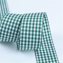 10mm 25mm Lattice Plaid Ribbons Bow Gift Wrapping Polyester Handmade DIY Accessories,5 yards / lot