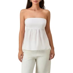 2022 Women Sexy Tube Top Summer Women Casual Tank Crop Tops Solid Color Elastic Design Backless Breathable Strapless Tops