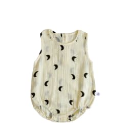 2025 New In Summer Infant Newborn Baby Girls Boys Wrinkle Cloth Cotton Outfits Kids Casual Jumpsuits Toddler Bodysuits