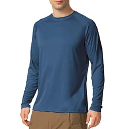 Men's Sun Protection Shirts Summer UPF 50+ Long Sleeve Quick Dry Men Shirts Breathable Hiking Fish Performance Tops UV-Proof