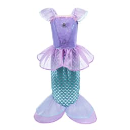 Kids Belle Costume Girl Halloween Princess Cosplay Party Dress Children Rapunzel Cinderella Anna Elsa Encanto Birthday Clothes