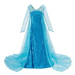 Kids Belle Costume Girl Halloween Princess Cosplay Party Dress Children Rapunzel Cinderella Anna Elsa Encanto Birthday Clothes