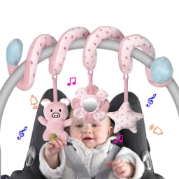 Sensory Baby Plush Rattle Toys Stroller Musical Mobile Hanging Toys Baby Rattles Mobiles Babies Newborns Games Toy 0 6 12 Months