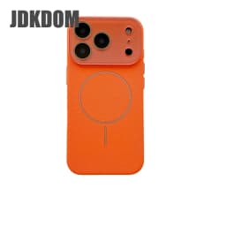 JDKDOM Litchi Leather Texture Magnetic Case For iPhone 18 17 Air 16 15 14 Plus 13 12 Pro Max Shockproof Wireless Charging Cover