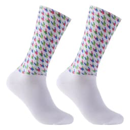 2026 Anti Slip Seamless Cycling Socks Integral Moulding High-tech Bike Sock Compression Bicycle Outdoor Running Sport Socks