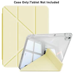 3+Y-fold Flip Clear Cover For iPad 10th 11th Gen 2025 7/8/9 10.2'' Start Case For Air 4 5 6 7 11 For Air 2 9.7 Pro 11 Mini 6 7