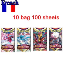 MEGA EVOLUTION 42pcs Pokémon Cards Battle Toys Lost Origin Pokémon Box with Anime Bank Pokémon Game Cards  for Childre
