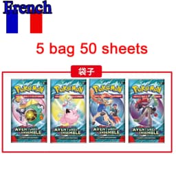 MEGA EVOLUTION 42pcs Pokémon Cards Battle Toys Lost Origin Pokémon Box with Anime Bank Pokémon Game Cards  for Childre