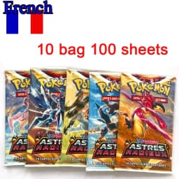 MEGA EVOLUTION 42pcs Pokémon Cards Battle Toys Lost Origin Pokémon Box with Anime Bank Pokémon Game Cards  for Childre