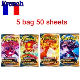 MEGA EVOLUTION 42pcs Pokémon Cards Battle Toys Lost Origin Pokémon Box with Anime Bank Pokémon Game Cards  for Childre