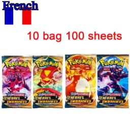 MEGA EVOLUTION 42pcs Pokémon Cards Battle Toys Lost Origin Pokémon Box with Anime Bank Pokémon Game Cards  for Childre