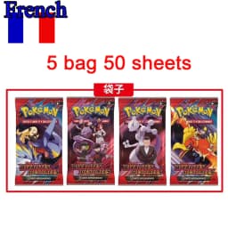 MEGA EVOLUTION 42pcs Pokémon Cards Battle Toys Lost Origin Pokémon Box with Anime Bank Pokémon Game Cards  for Childre