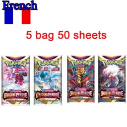 MEGA EVOLUTION 42pcs Pokémon Cards Battle Toys Lost Origin Pokémon Box with Anime Bank Pokémon Game Cards  for Childre