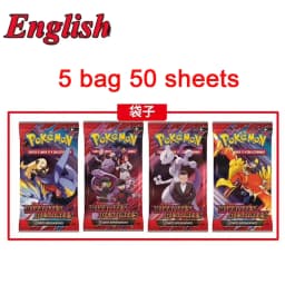 MEGA EVOLUTION 42pcs Pokémon Cards Battle Toys Lost Origin Pokémon Box with Anime Bank Pokémon Game Cards  for Childre