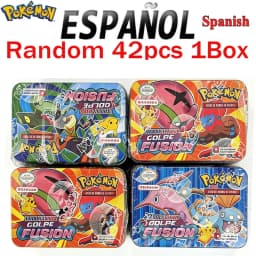 MEGA EVOLUTION 42pcs Pokémon Cards Battle Toys Lost Origin Pokémon Box with Anime Bank Pokémon Game Cards  for Childre