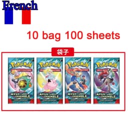 MEGA EVOLUTION 42pcs Pokémon Cards Battle Toys Lost Origin Pokémon Box with Anime Bank Pokémon Game Cards  for Childre