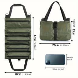 Multi-Purpose Tool Bag High Quality Professional Multi Pocket Hardware Tools Pouch Roll UP Portable Small Tools Organizer Bag