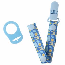 Baby Pacifier Clips Boys Girls Teeth Toy Fixing Straps and Silicone Spacer Sets Two Adjustable Lengths Cartoon Teething Pictures