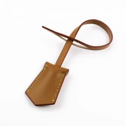 Luggage Tag Handbag Hang Tag Accessories Vachetta Leather Travel Luggage Tag Key Bell Purse Bag Charm