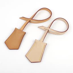 Luggage Tag Handbag Hang Tag Accessories Vachetta Leather Travel Luggage Tag Key Bell Purse Bag Charm