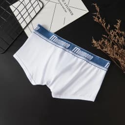 Trendy men's underwear sexy low waist tight comfortable breathable boxer pants pure cotton youth sports