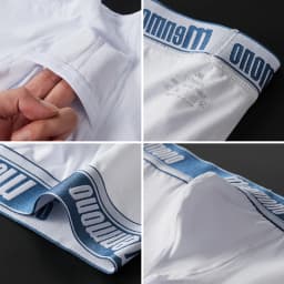 Trendy men's underwear sexy low waist tight comfortable breathable boxer pants pure cotton youth sports
