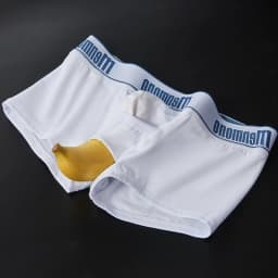 Trendy men's underwear sexy low waist tight comfortable breathable boxer pants pure cotton youth sports