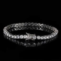 Hip Hop Jewelry 1 Row Iced Out Tennis Chain Bling CZ Men Diamond Cubic Zirconia Choker Necklace Women Drop Shipping