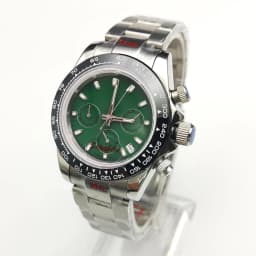 20 Color Business 39mm Quartz Watch Men's Timing Sapphire Crystal VK63 Movement Calendar Luminous Blue Dial Stainless Steel Stra