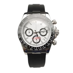 20 Color Business 39mm Quartz Watch Men's Timing Sapphire Crystal VK63 Movement Calendar Luminous Blue Dial Stainless Steel Stra
