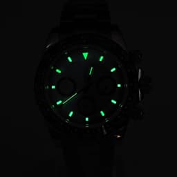 20 Color Business 39mm Quartz Watch Men's Timing Sapphire Crystal VK63 Movement Calendar Luminous Blue Dial Stainless Steel Stra