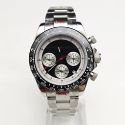 20 Color Business 39mm Quartz Watch Men's Timing Sapphire Crystal VK63 Movement Calendar Luminous Blue Dial Stainless Steel Stra