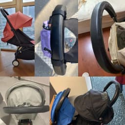 Baby Stroller Accessories Fit For Babyzen Yoyo Yoya Pram Armrest Handle Covers Pu Protective Case Cover For Babytime Wheelchair